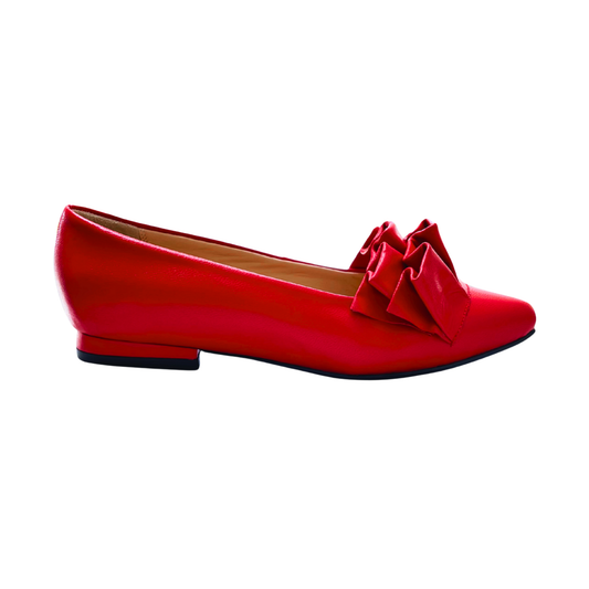 RED RUFFLES BALLERINA